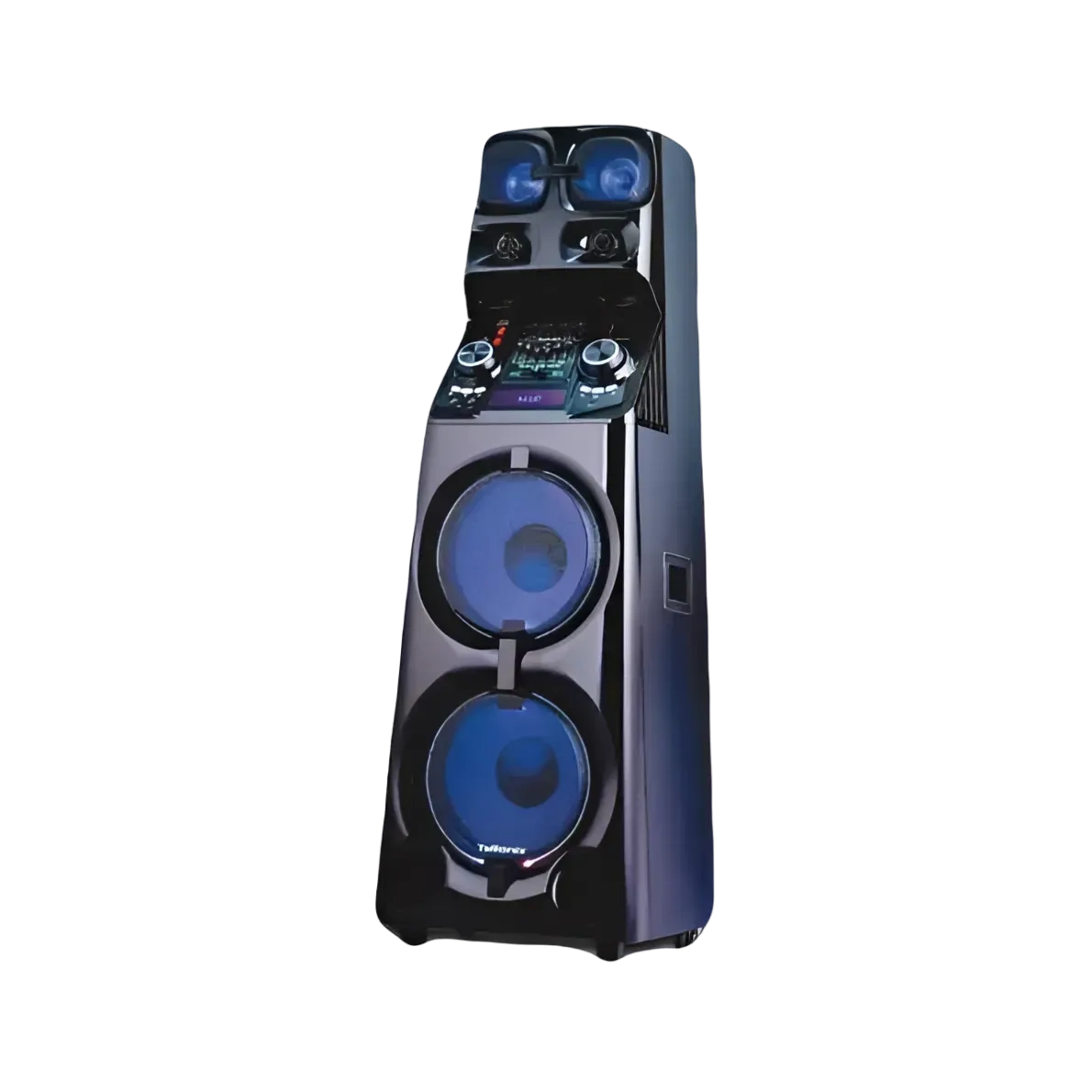 Telionix Professional Speaker, Power Color Lights, Dual 12" + Dual 5"_TMS4707