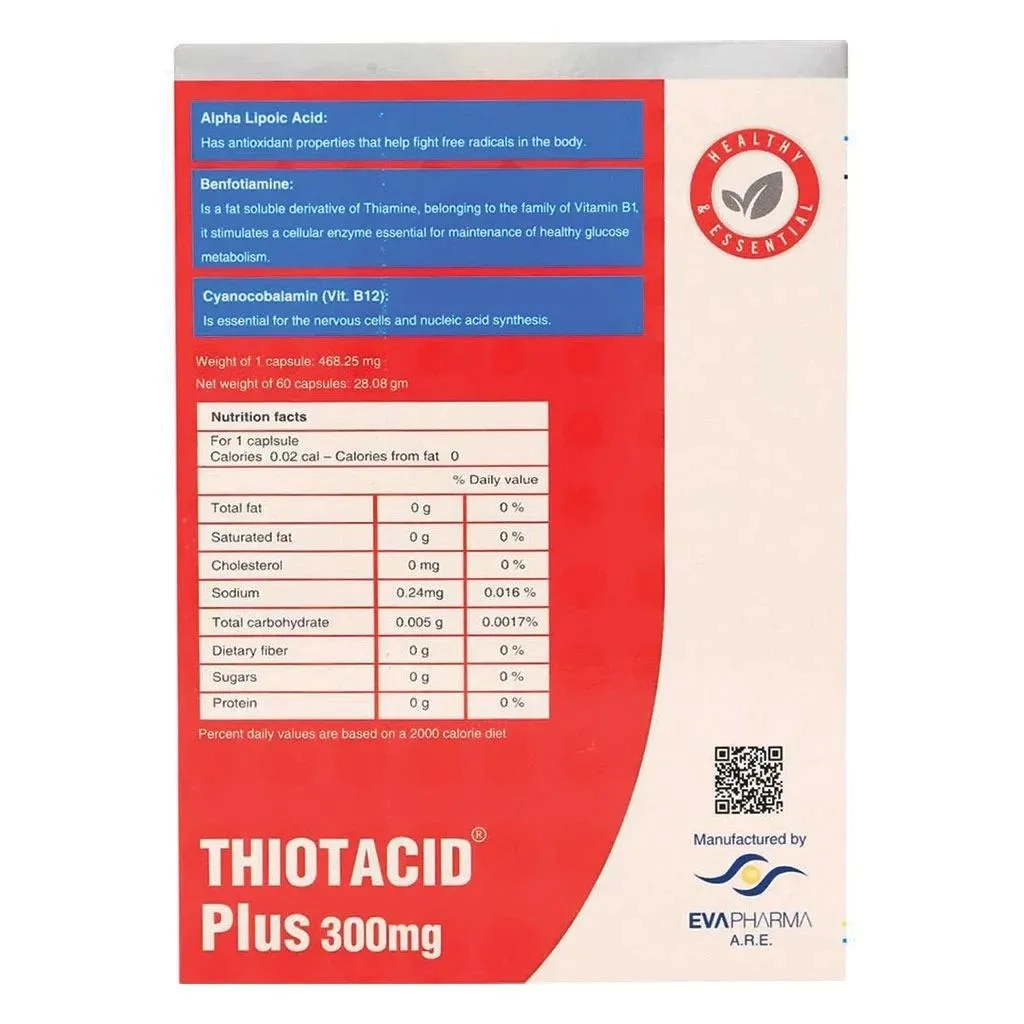 Thiotacid Plus 300 Mg Capsule 60's