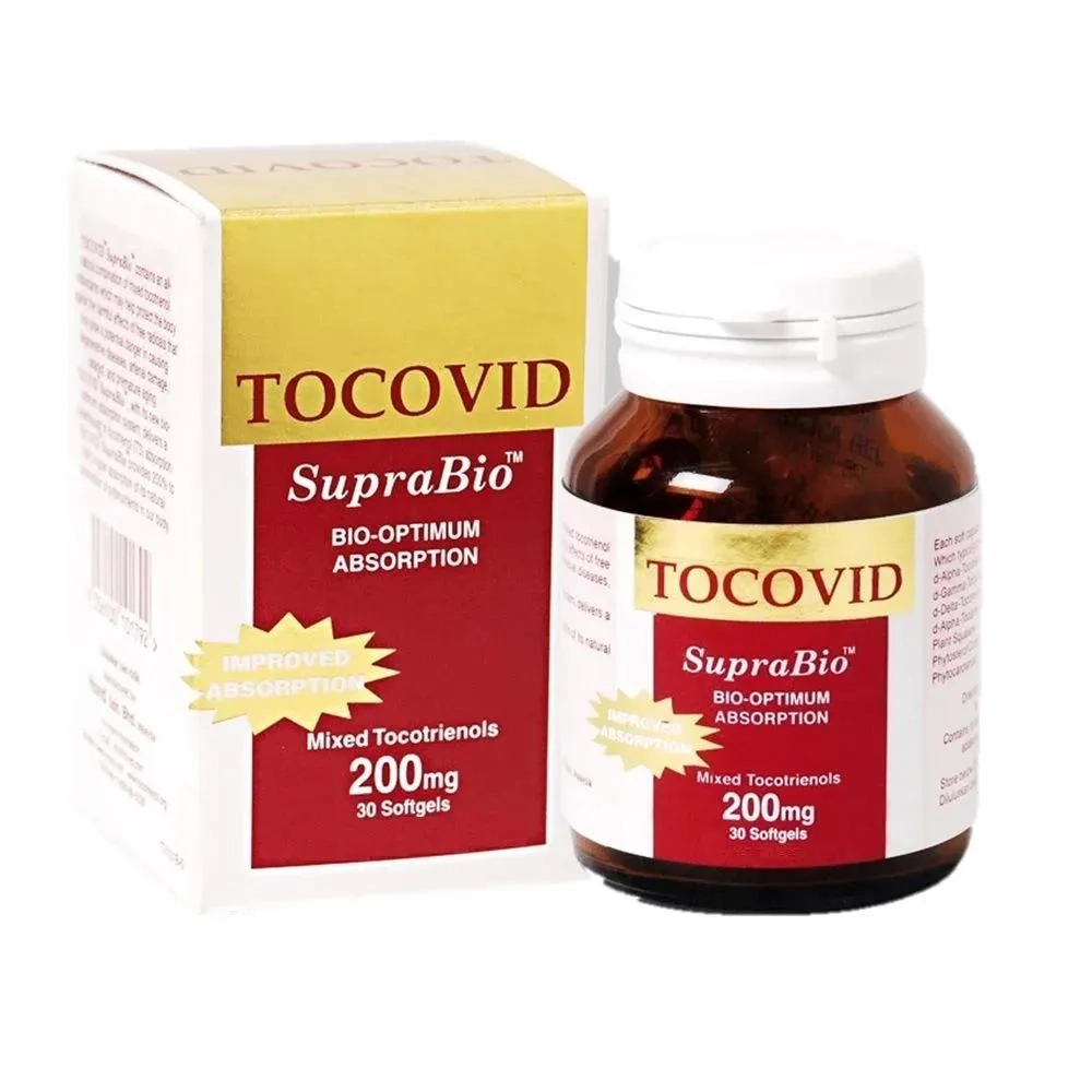 Tocovid Suprabio 200mg Softgels With Vitamin E, Pack Of 30's