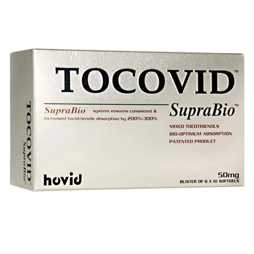 Tocovid Suprabio 50mg Softgels With Vitamin E, Pack Of 30's