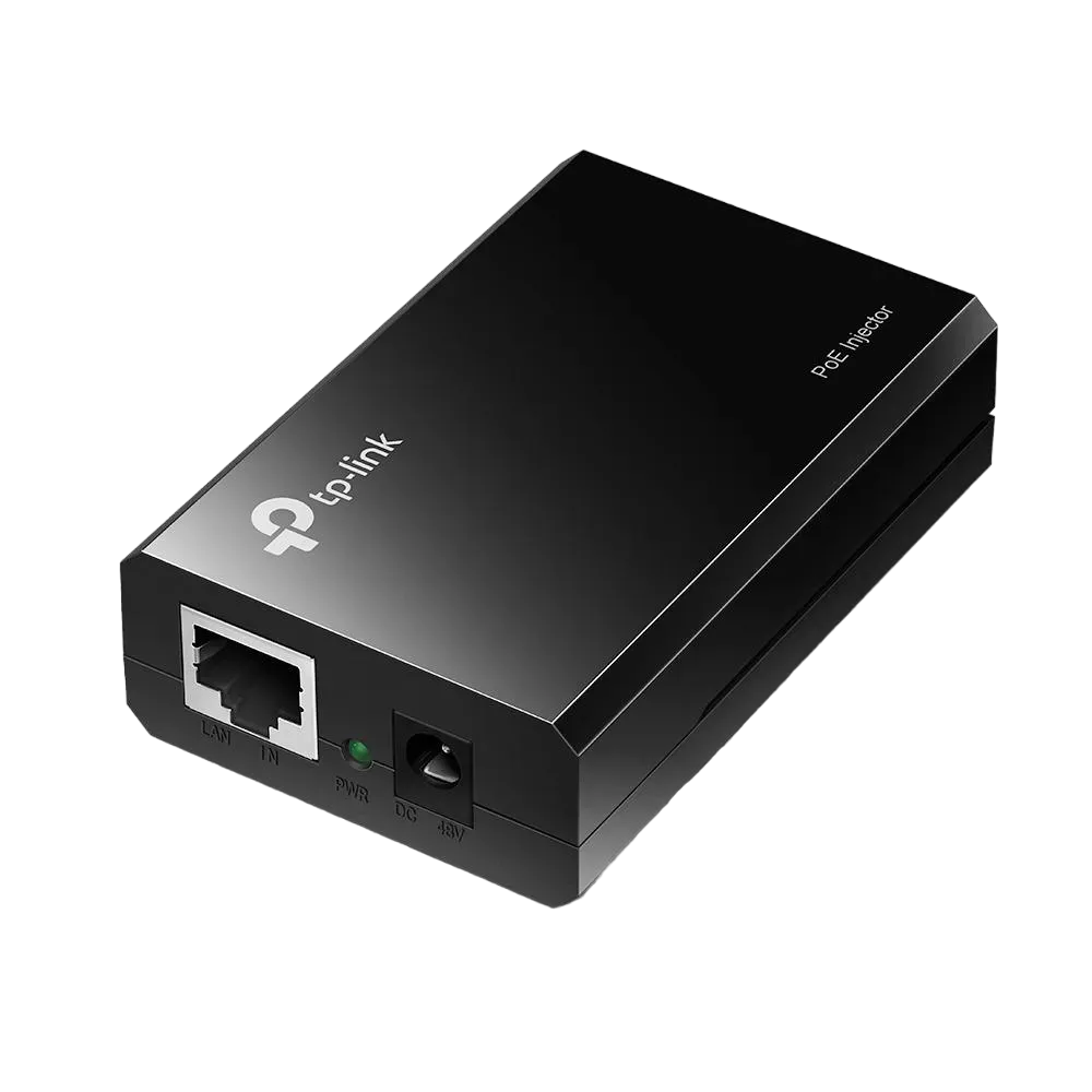 TP-Link 802.3Af Gigabit Poe Injector Convert Non-Poe To Poe Adapter Plug & Play Tl-Poe150S Black