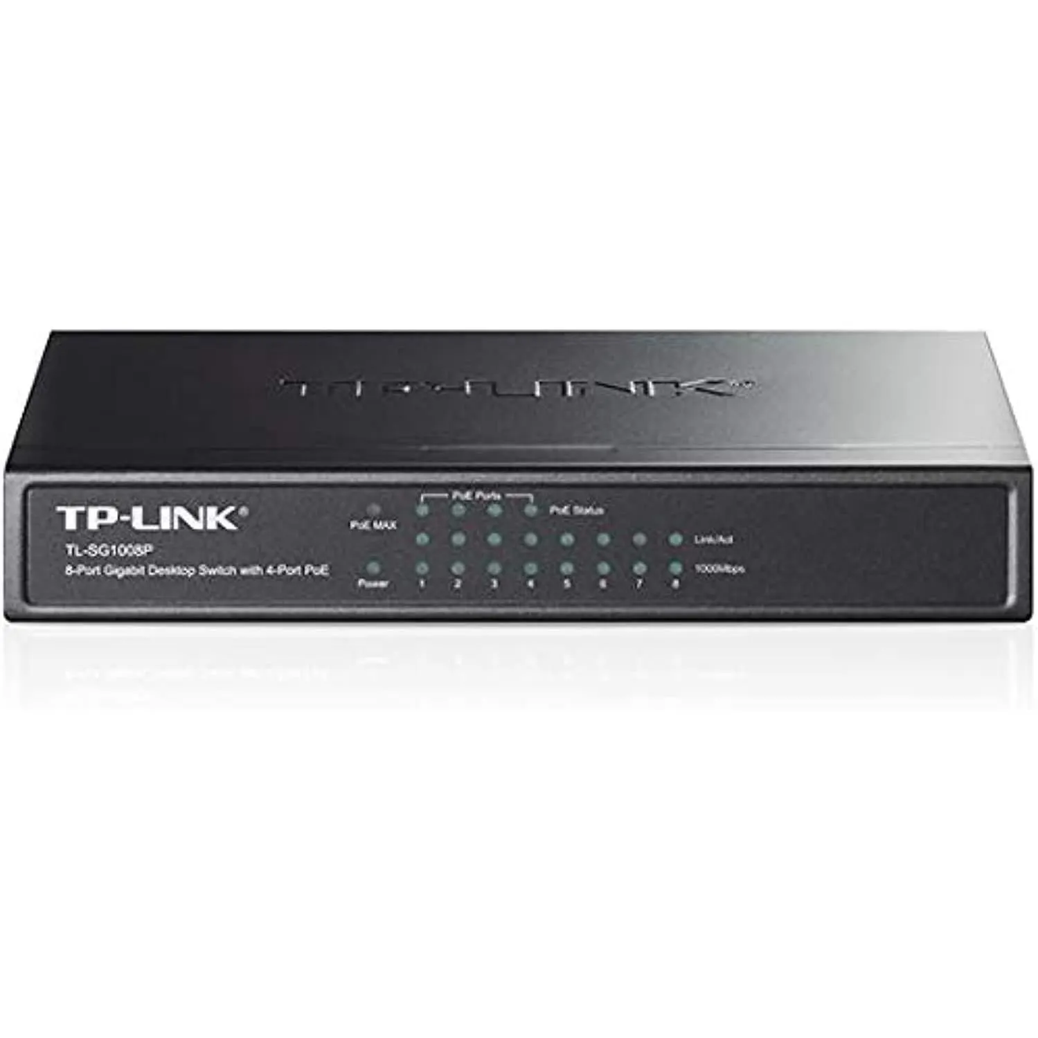 Tp-link 8xgb 55x Desktop Fanless Switch Tl-sg1008p
