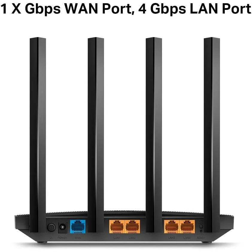 Tp-link Archer C80 Ac1900 Mu-mimo Dual Band Router, 1300 Mbps (5ghz) + 600 Mbps (2.4ghz), Parental Control, Guest Wi-fi
