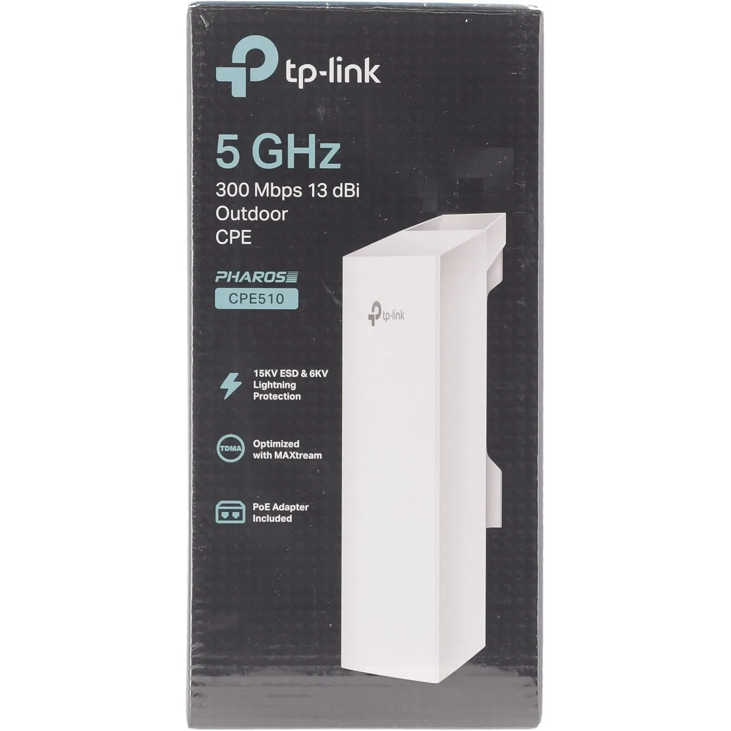 Tp-link Cpe510 5ghz 300mbps Long Range Outdoor Cpe For Ptp And Ptmp Transmission, Point To Point Wireless Bridge, 13dbi