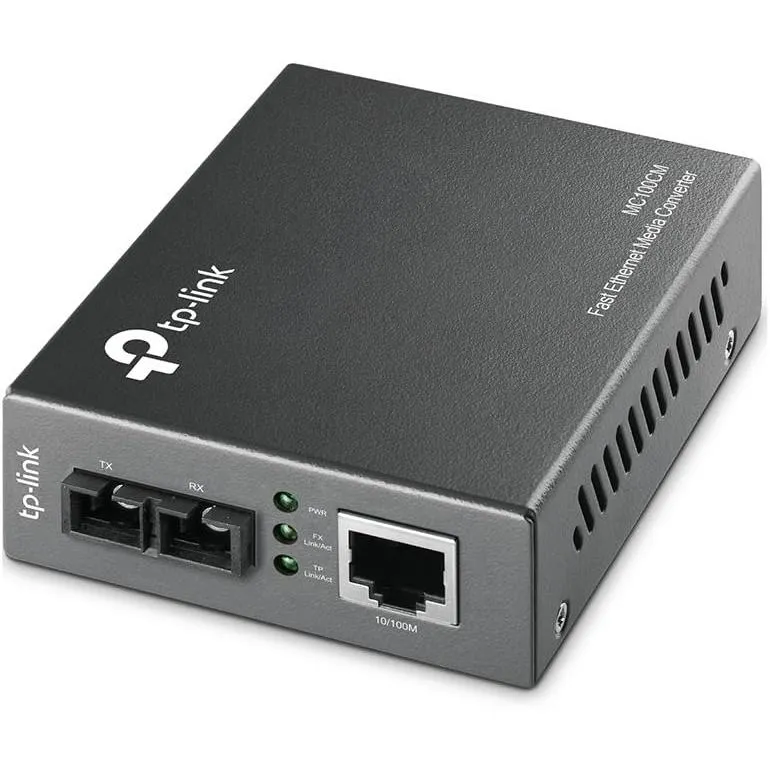 Tp-link Fast Ethernet Sfp To Rj45 Fiber Media Converter Fiber To Ethernet Converter 10-100mbps Rj45 Port To 100base-fx Multi-mode Fiber Mc100cm