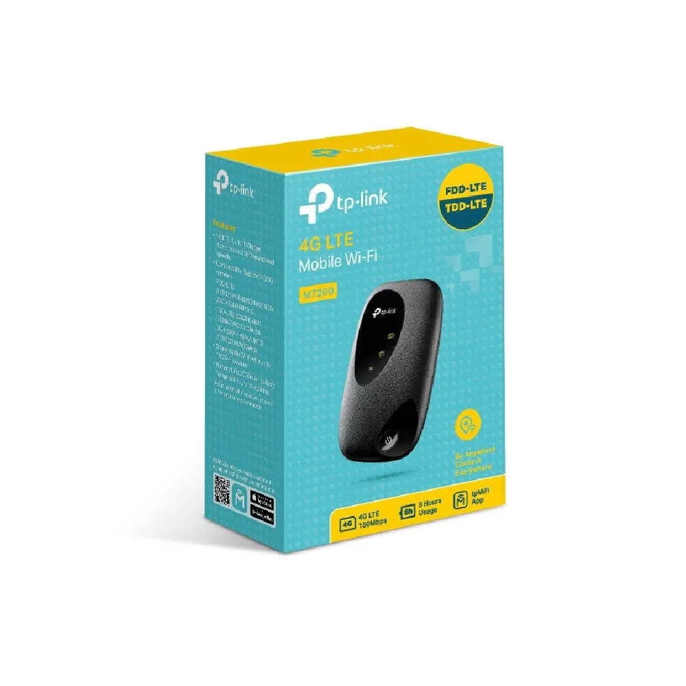 Tp-link M7200 4g Lte Mobile Wi-fi Black