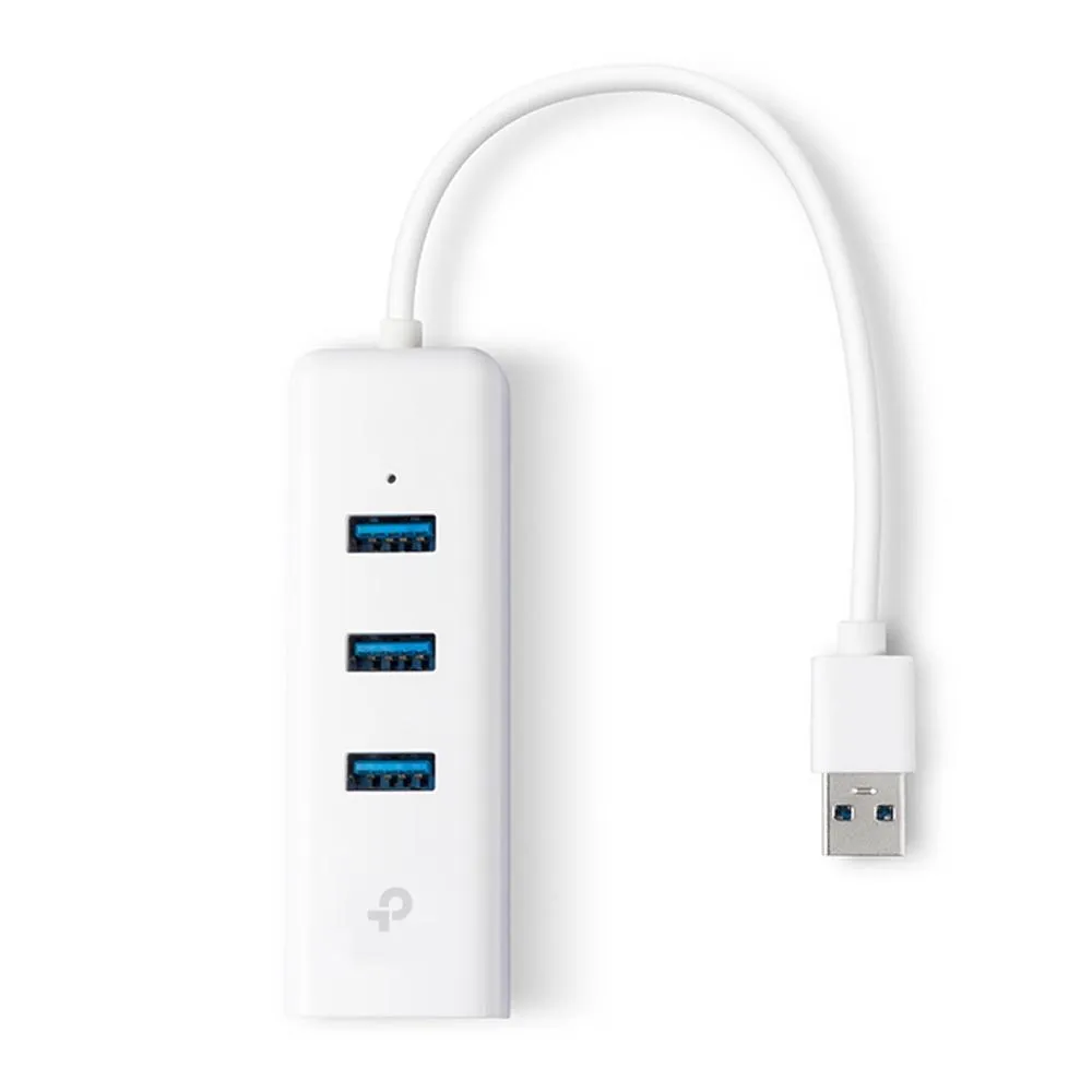 Tp-link Ue330 Usb 3.0 3-port Usb Hub Gigabit Ethernet Adapter