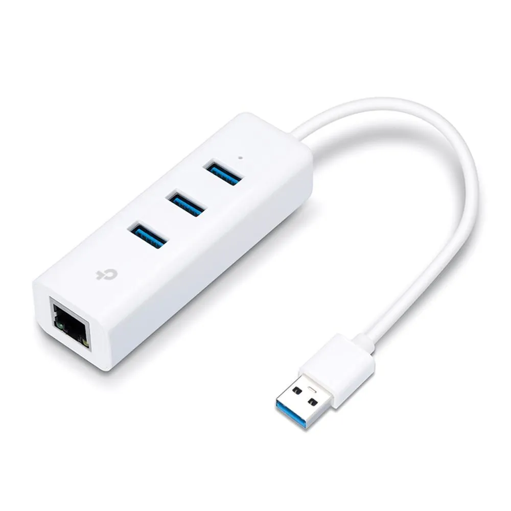 Tp-link Ue330 Usb 3.0 3-port Usb Hub Gigabit Ethernet Adapter