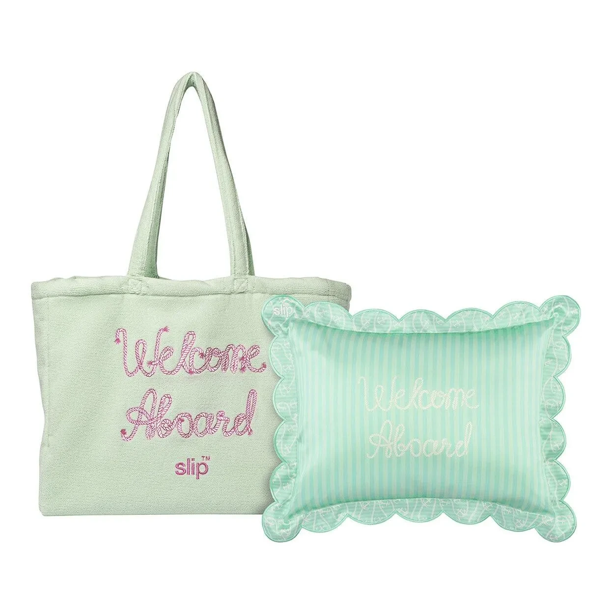 Slip Travel Pillow + Beach Bag Les Vacances