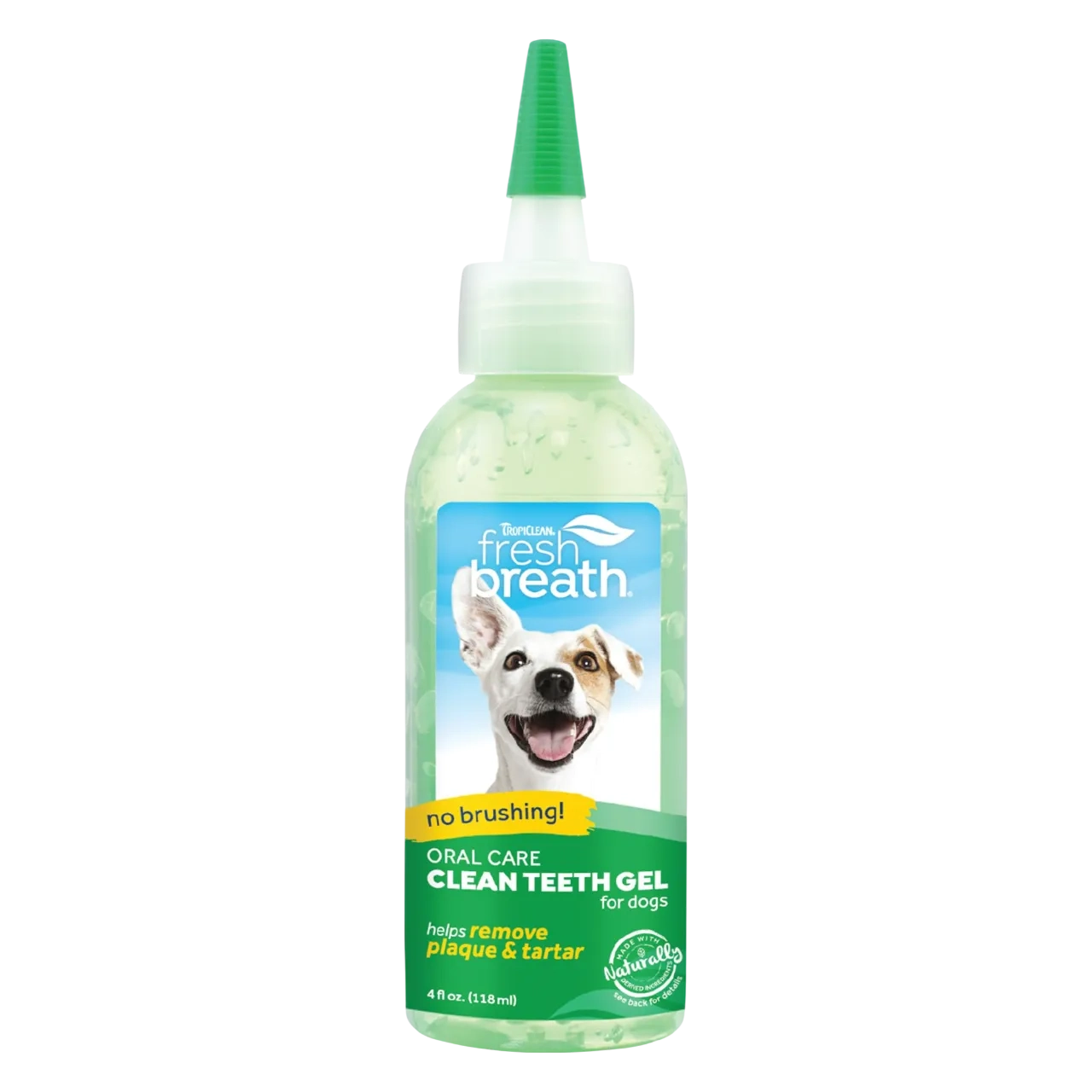 Tropiclean Fresh Breath No Brushing Clean Teeth Dental & Oral Care Gel For Dogs, 4oz