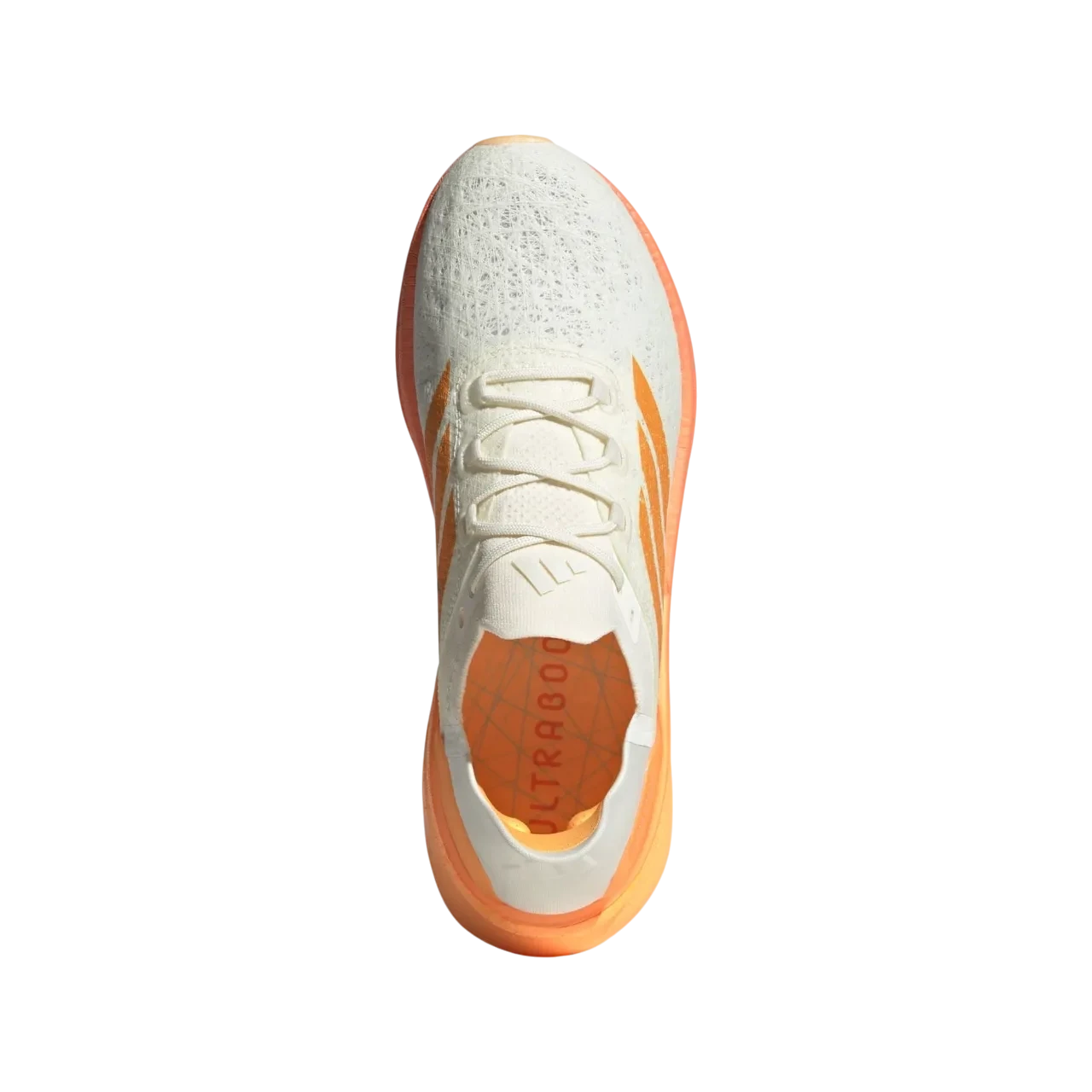 Adidas Ultraboost 5 Strung Shoes Off White / Flash Orange / Semi Coral Size 40