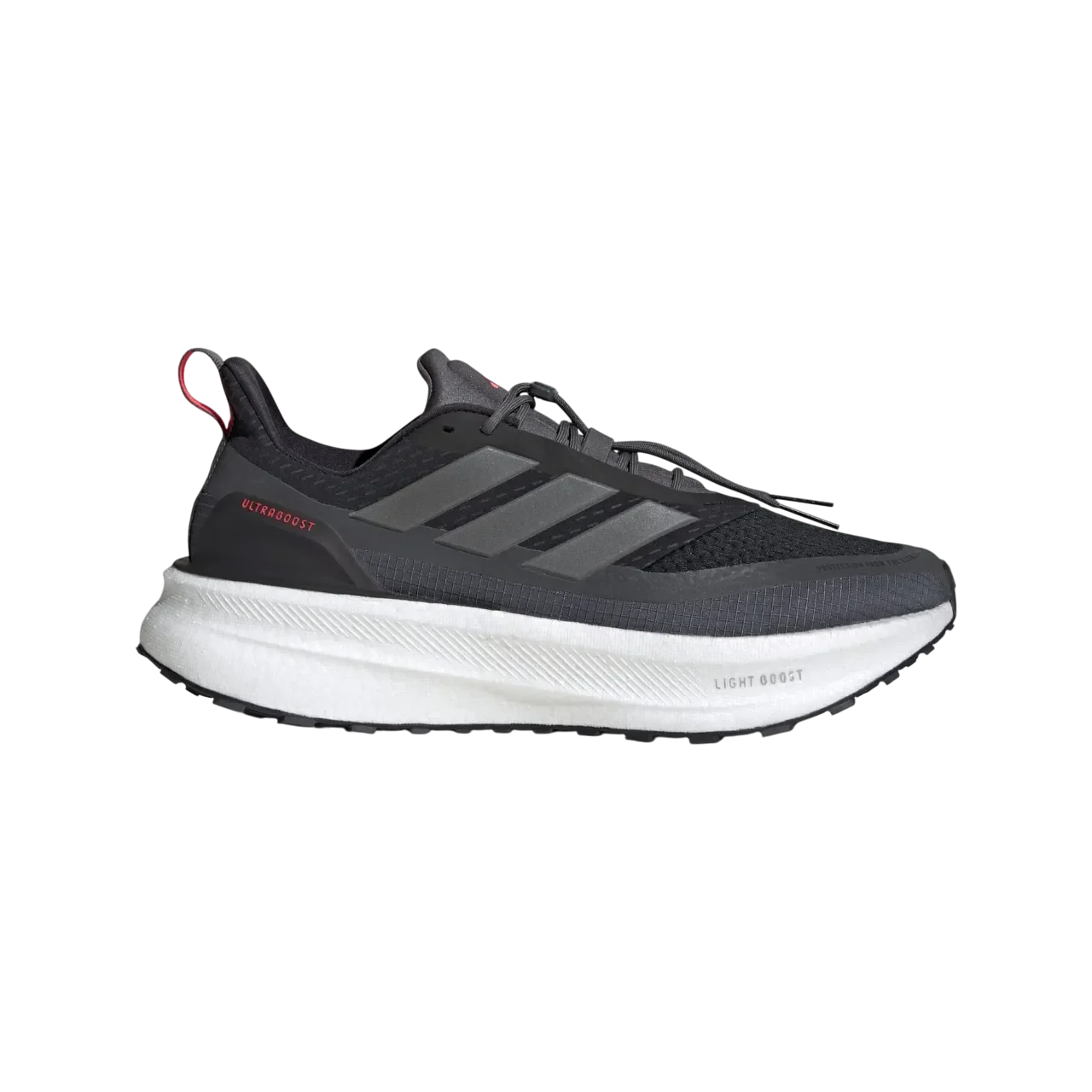 Adidas Ultraboost 5 Tr Shoes Core Black / Iron Metallic / Lucid Red Size 40