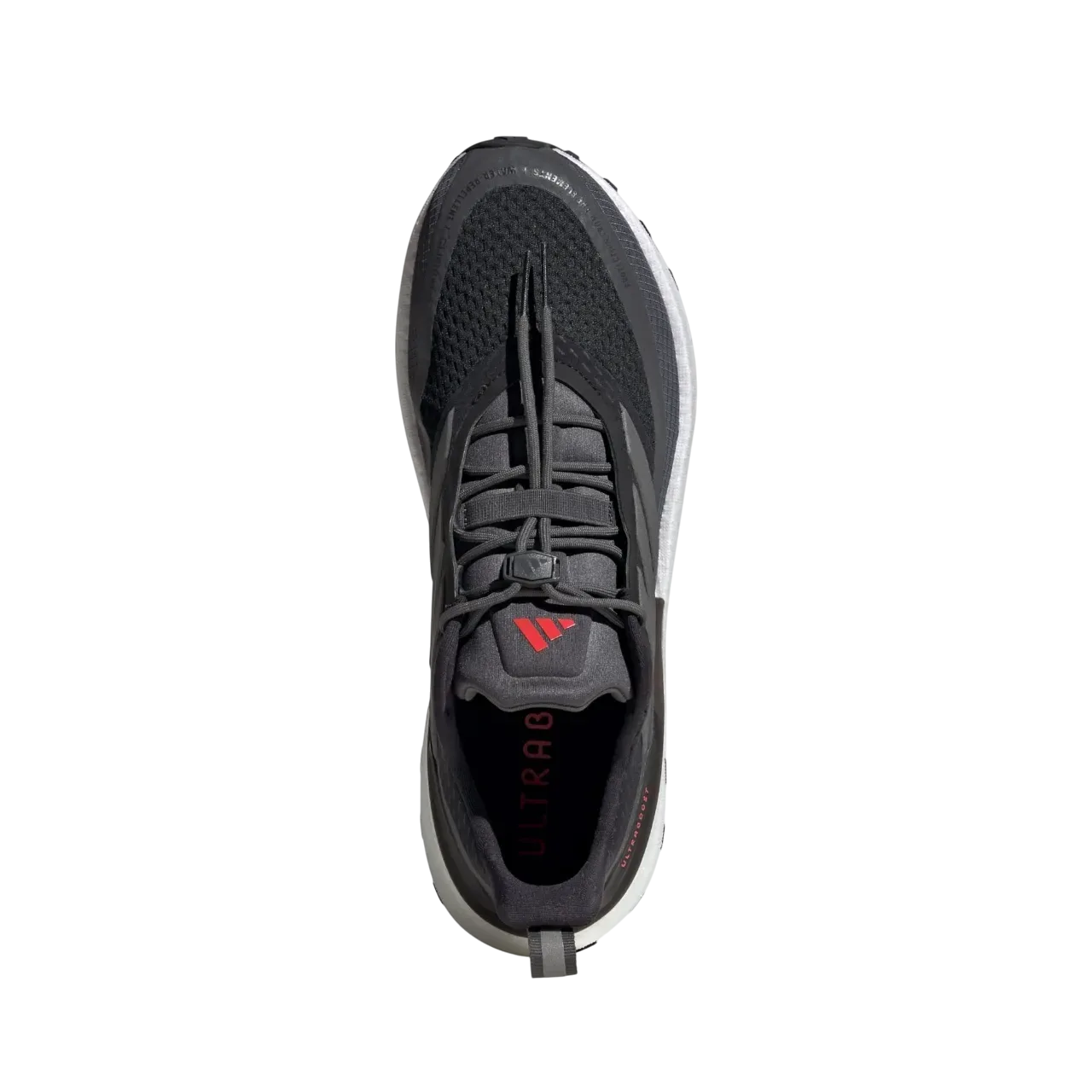 Adidas Ultraboost 5 Tr Shoes Core Black / Iron Metallic / Lucid Red Size 40