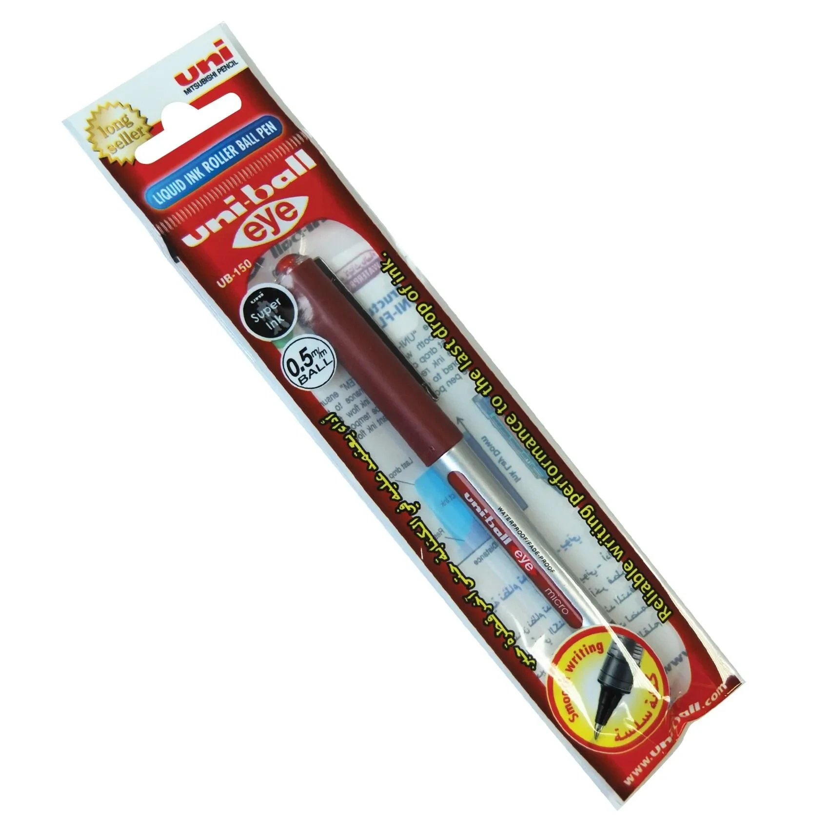 Uni-ball Eye Micro Rollerball Pen 0.5mm Red