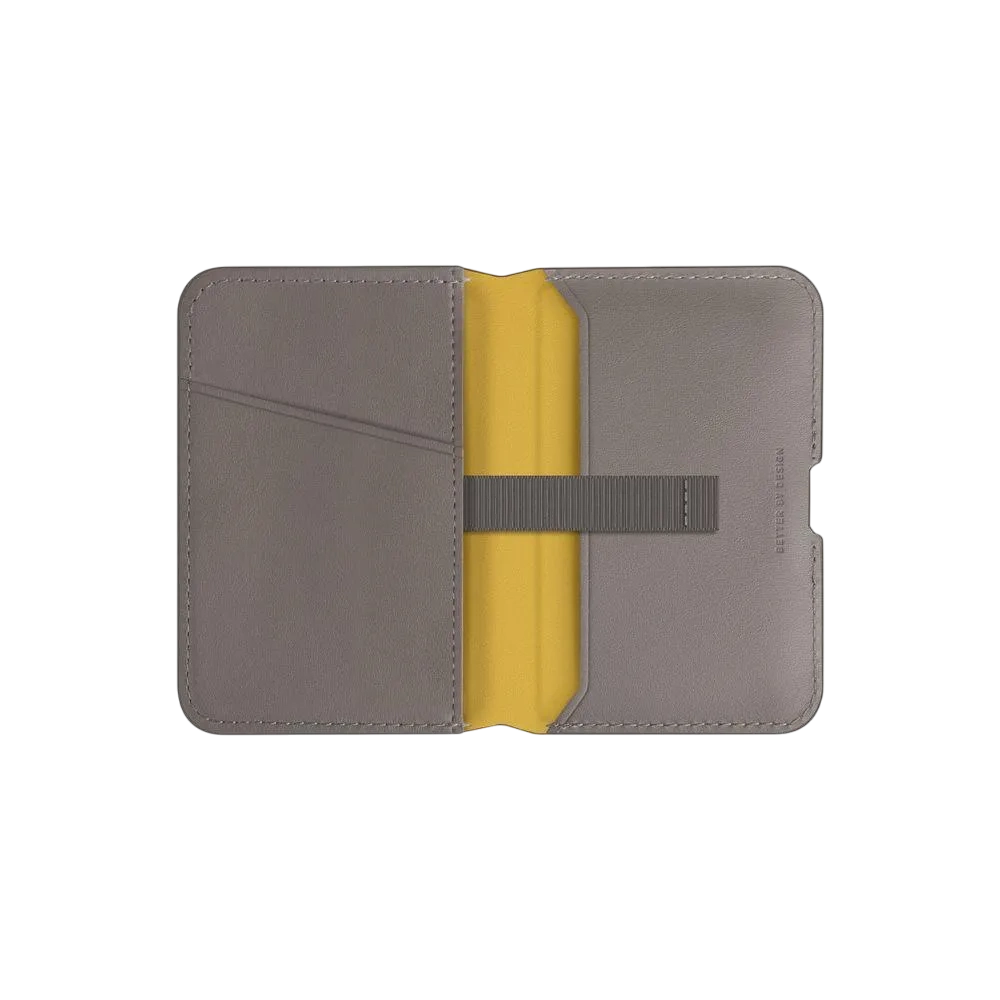 Uniq Lyden Ds Rfid Blocking Magnetic Wallet Flint Grey/canary Yellow Lydendsmwfgycyl
