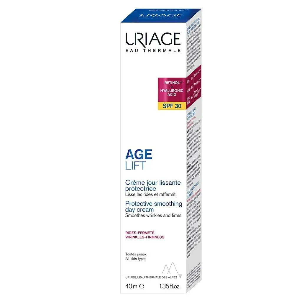 Uriage Age Lift Protective Smoothing Day Cream With Spf 30 For All Skin Types 40ml