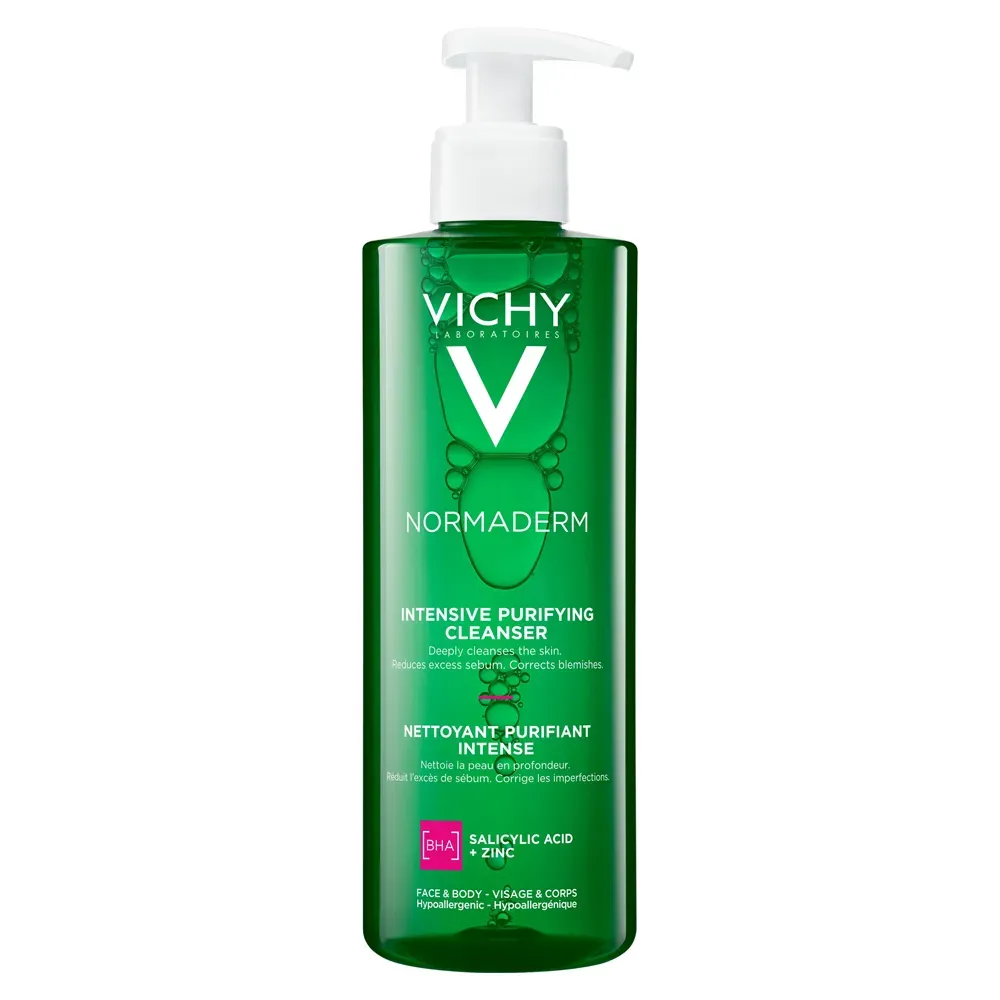 Vichy Normaderm Phytosolution Intensive Purifying Gel For Blemish Prone Skin With Salicylic Acid 400ml