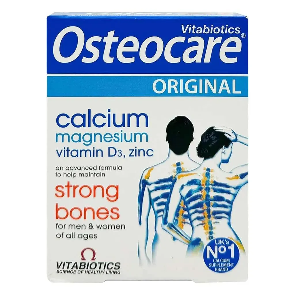Vitabiotics Osteocare Tablets With Calcium, Magnesium, Vitamin D & Zinc, Pack Of 30's