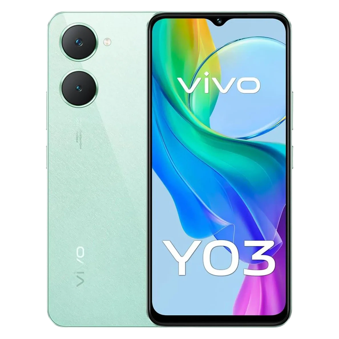 Vivo Y03 4G Dual Sim 4GB Ram 128GB, Gem Green