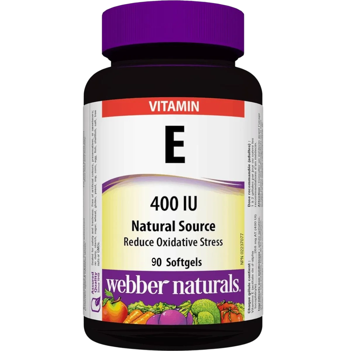 Webber Vitamin E-400iu 90 Softgels