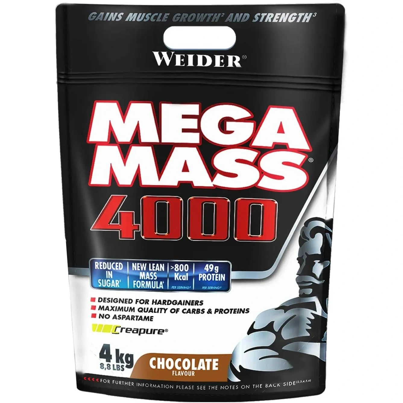 Weider Mega Mass 4000 Chocolate 4kg