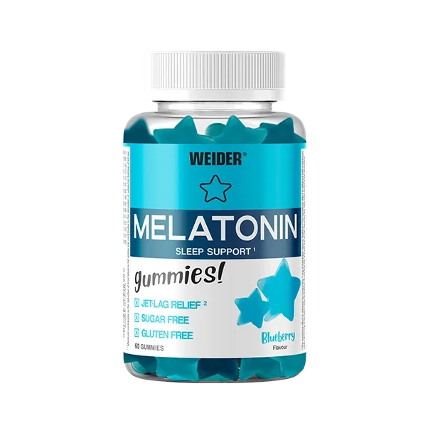 Weider Melatonin 60 Gummies Blueberry