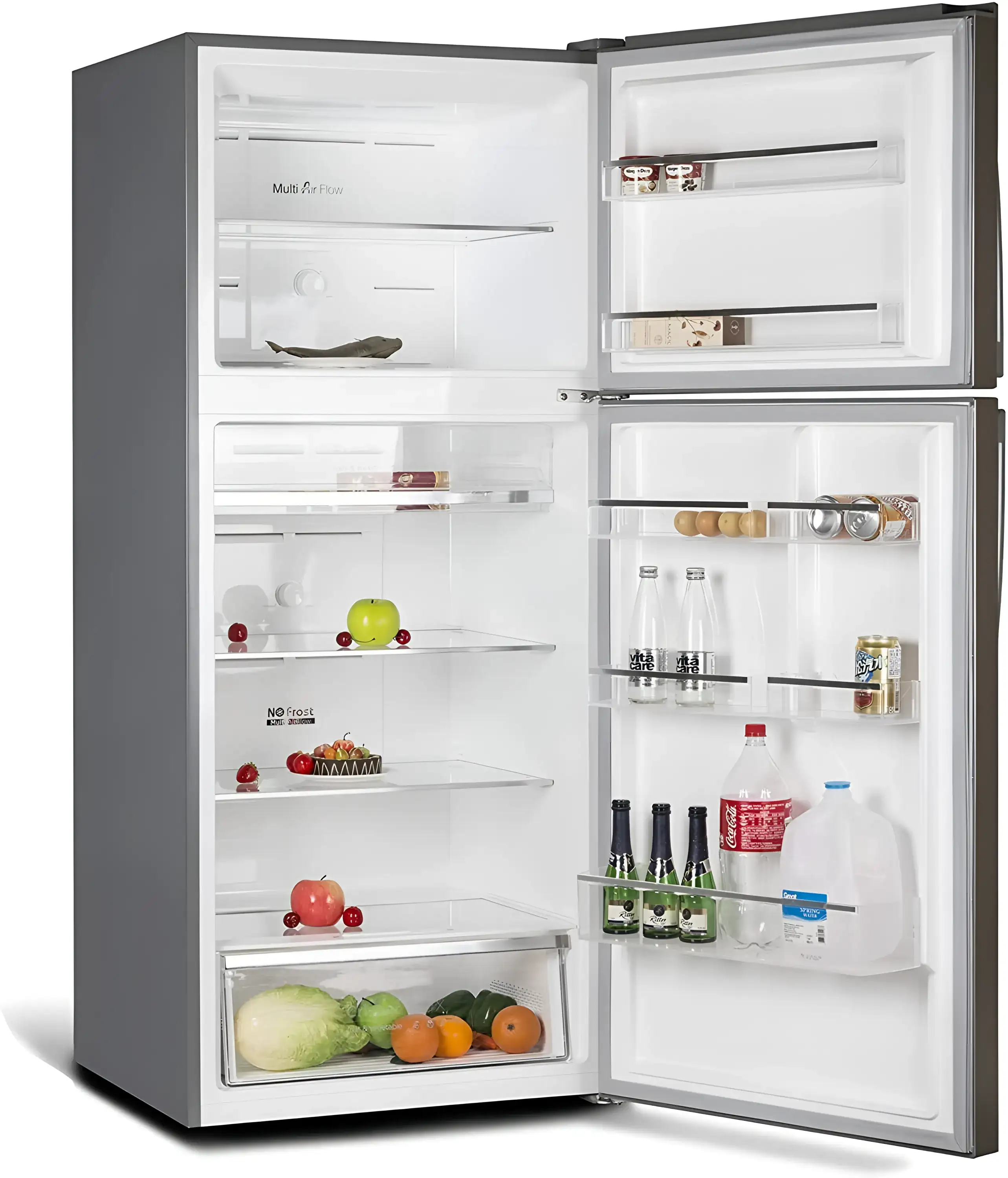West Point  2 Door Refrigerator - No Frost - 500L - Inverter Com - Stainless Steel