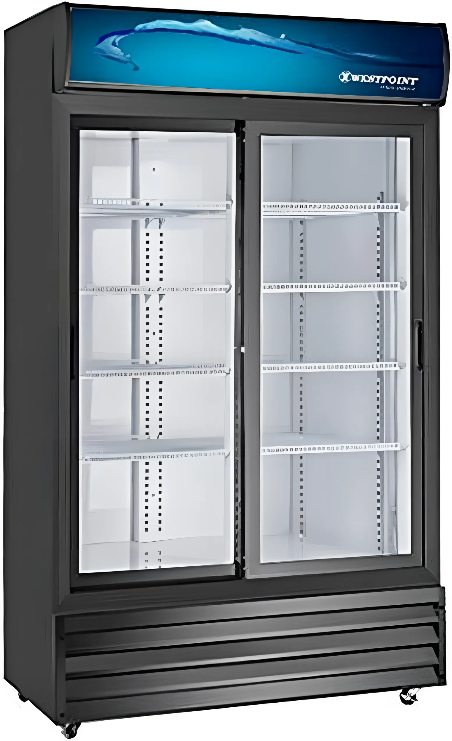 West Point  Showcas Chillers  - Sliding 2 Door - No Frost - 1200L