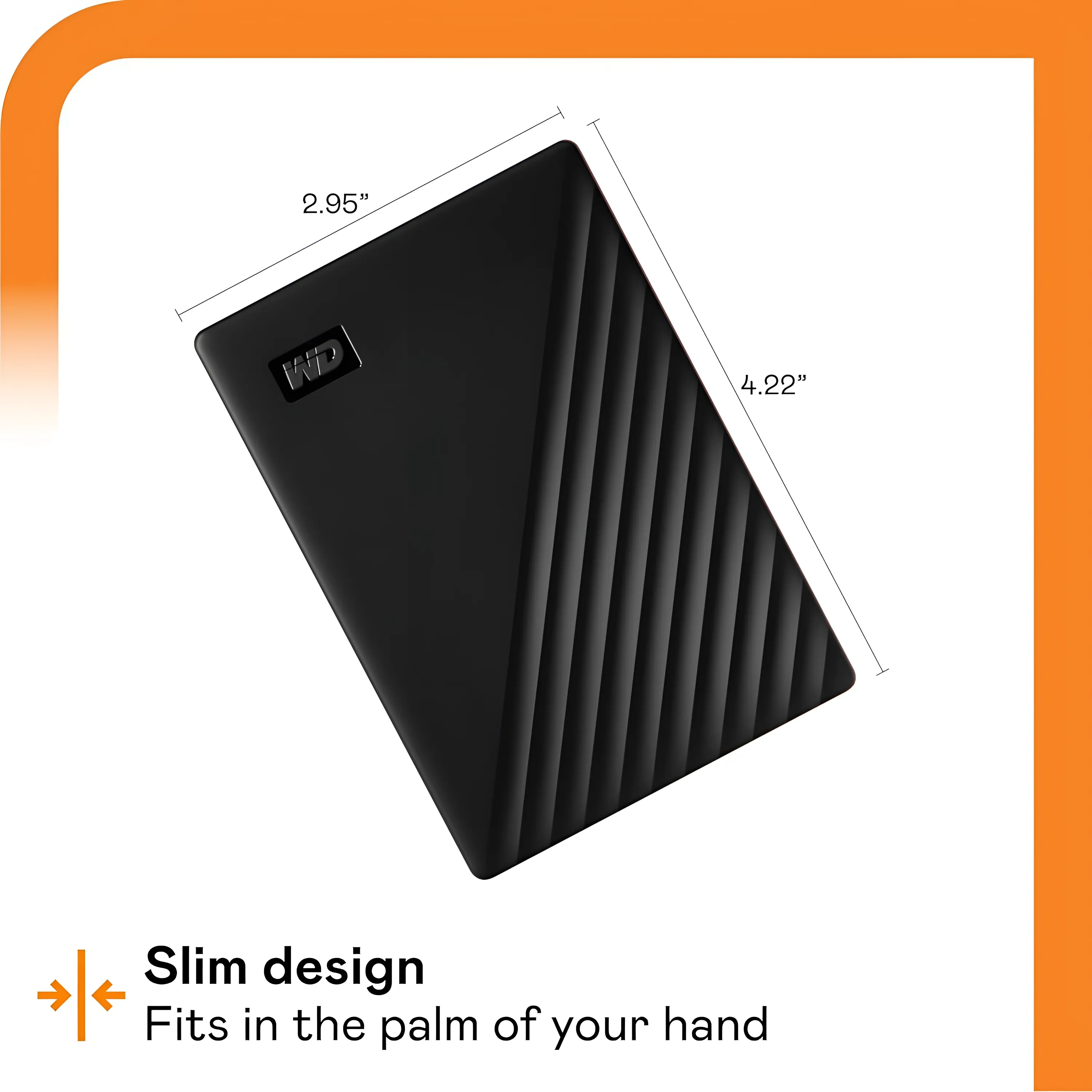 Western Digital My Passport Usb 3.2 Gen 1 External 5Tb Hard Disk Drive Black