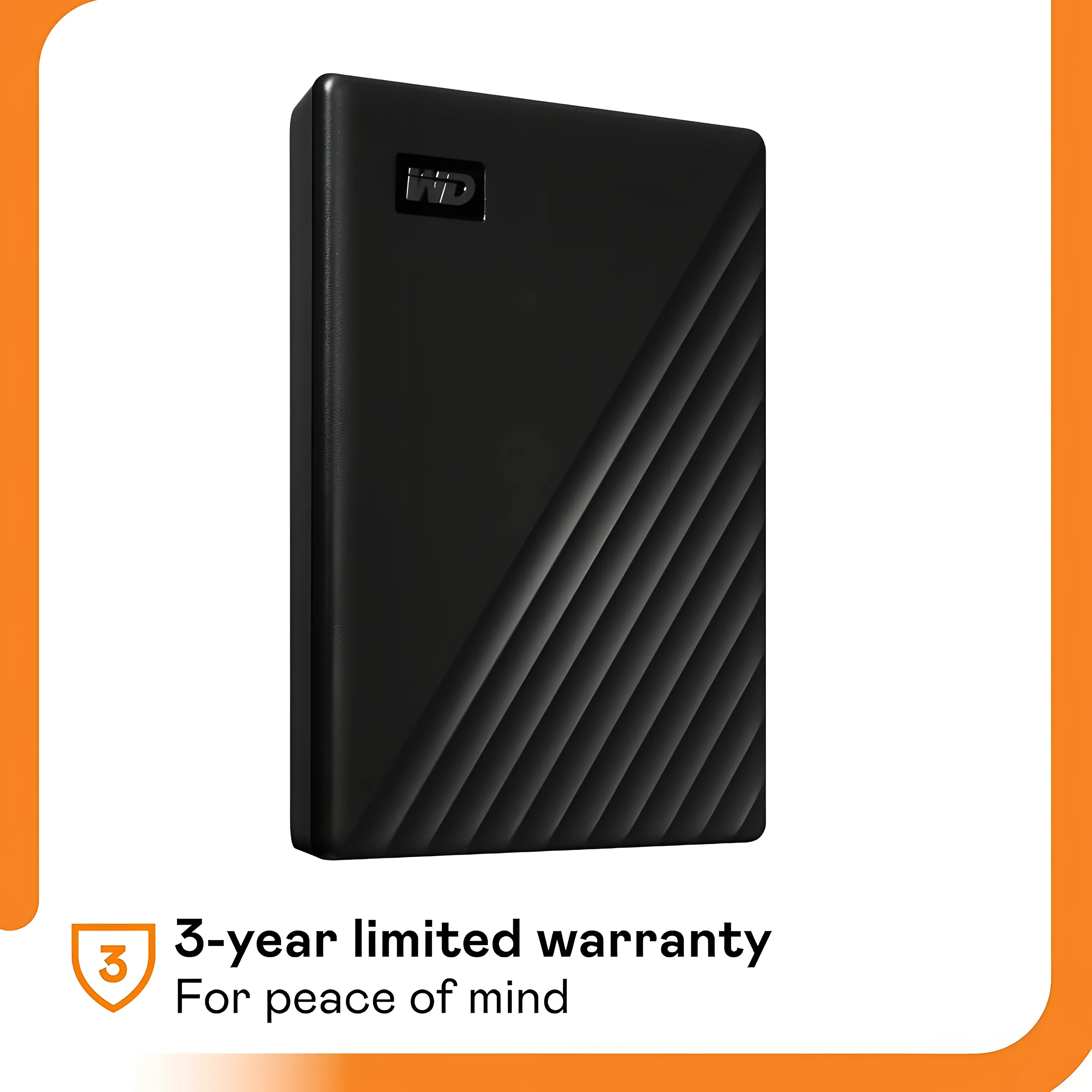 Western Digital My Passport Usb 3.2 Gen 1 External 5Tb Hard Disk Drive Black
