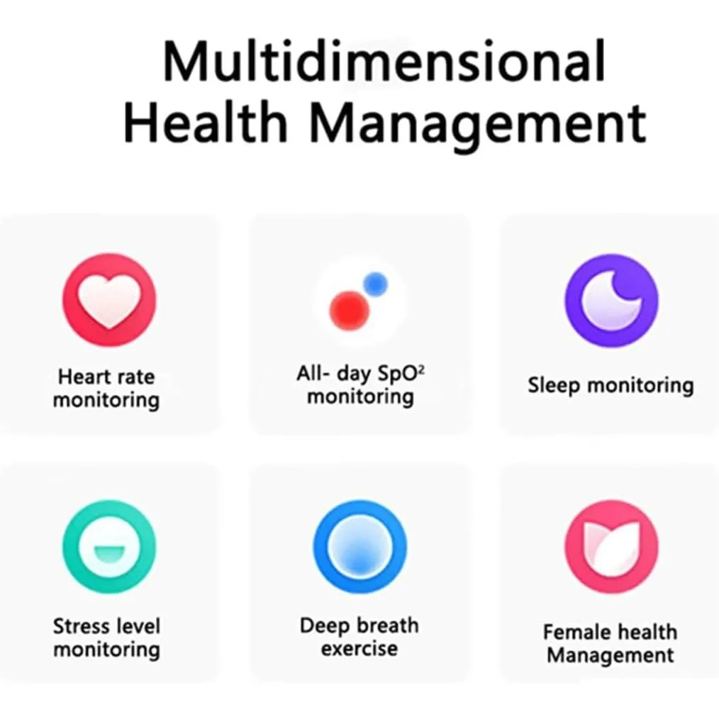 Xiaomi M2239B1 Mi Smart Band 8 Watch With Heart Rate Blood Oxygen And Sleep Monitoring Functions 130 Sport Mode-Cn Black