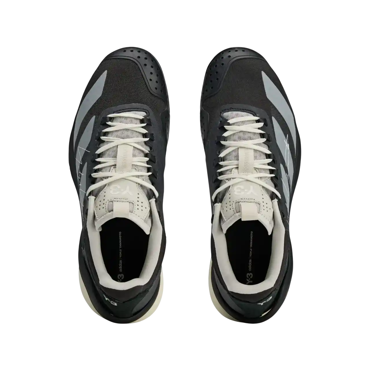 Adidas Y-3 Adizero Cybersonic 2 Tennis Shoes Black / Orbit Grey / Black Size 40
