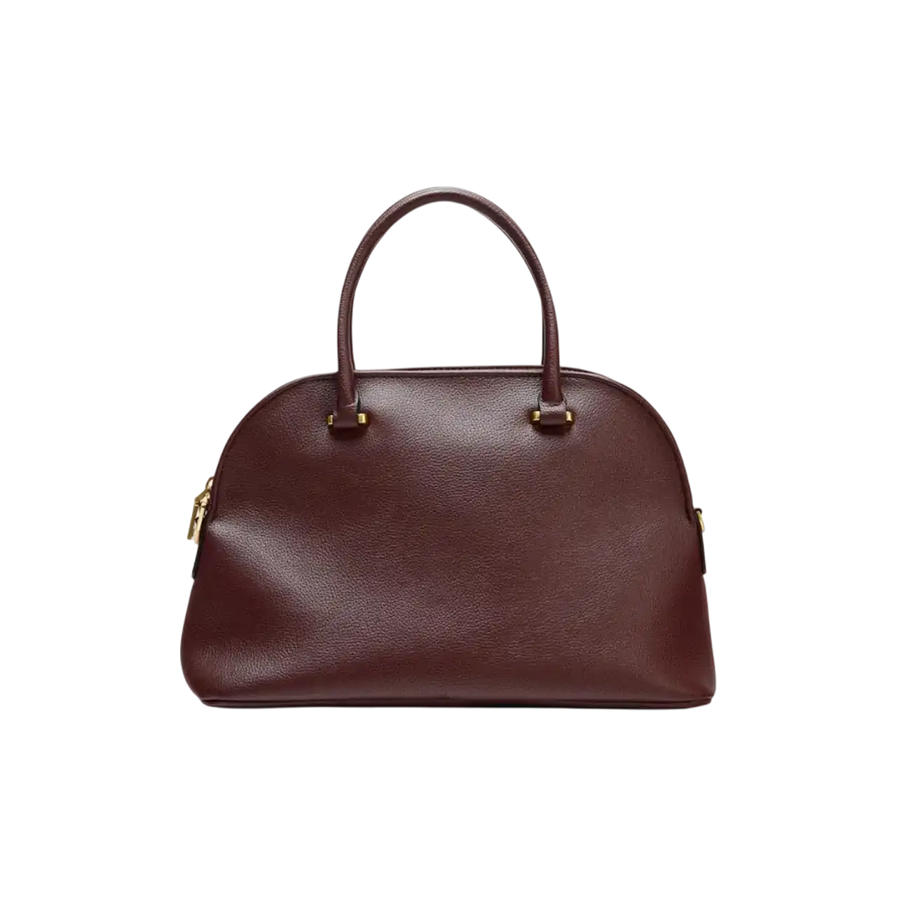 Zara City Bag With Double Handle Burgundy Red 6464-610-624