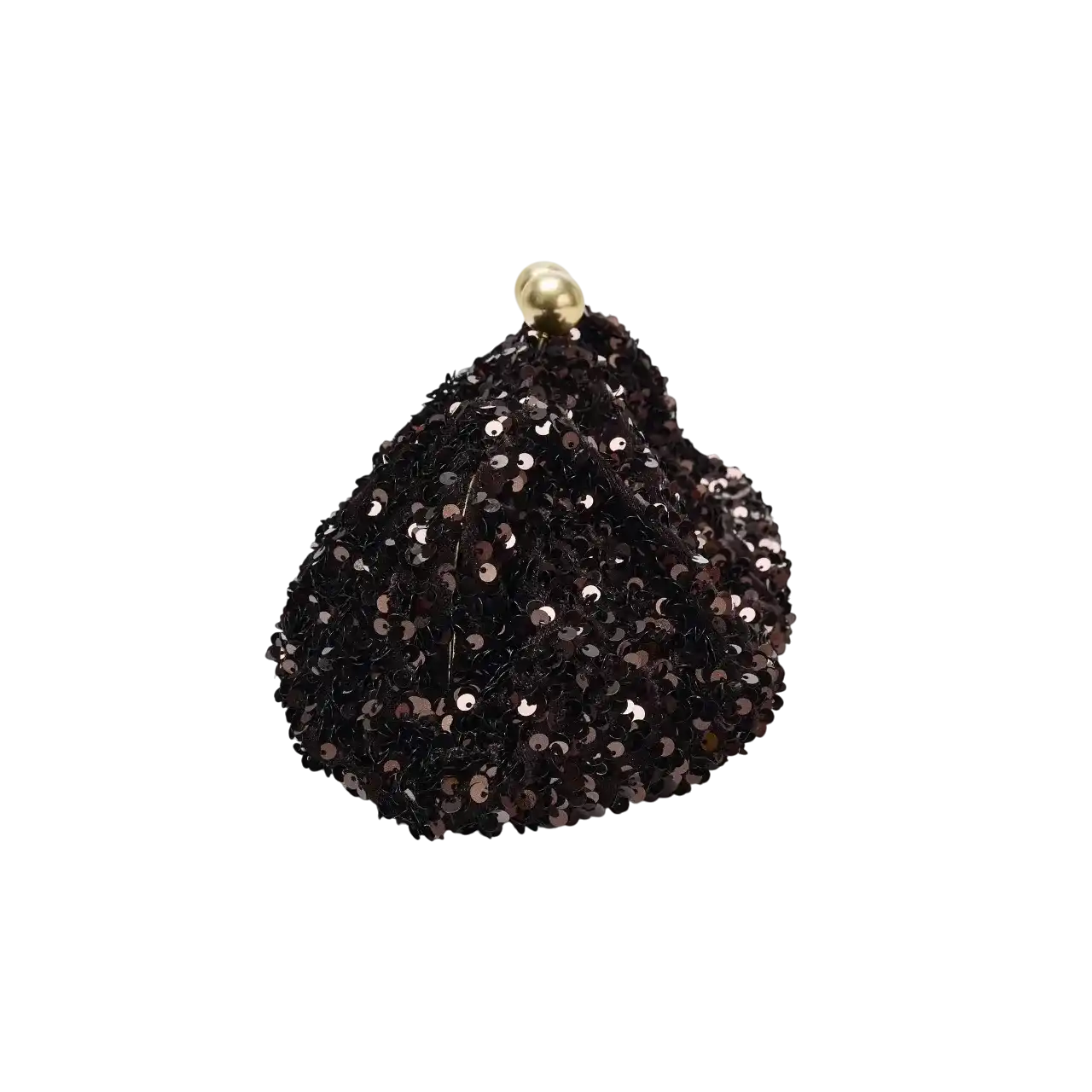 Zara Sequin Clutch Bag Brown 6460-610-700